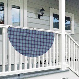 ScotsTee Shop Scottish Texas Bluebonnet Tartan Non-Pleated Fan Flag Bunting Banner
