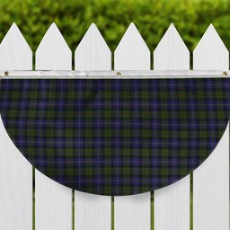 ScotsTee Shop Scottish MacCaskill Tartan Non-Pleated Fan Flag Bunting Banner