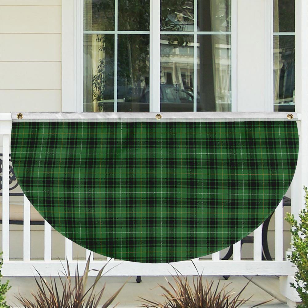 ScotsTee Shop Scottish McIvor Hunting Ancient Tartan Non-Pleated Fan Flag Bunting Banner