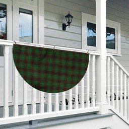 ScotsTee Shop Scottish MacAlister of Glenbarr Hunting Tartan Non-Pleated Fan Flag Bunting Banner
