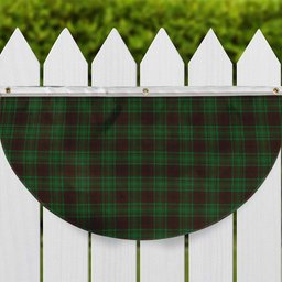 ScotsTee Shop Scottish MacAlister of Glenbarr Hunting Tartan Non-Pleated Fan Flag Bunting Banner