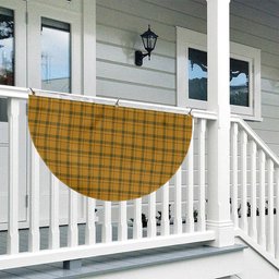 ScotsTee Shop Scottish Houston Modern Tartan Non-Pleated Fan Flag Bunting Banner