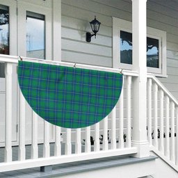 ScotsTee Shop Scottish Irvine Ancient Tartan Non-Pleated Fan Flag Bunting Banner