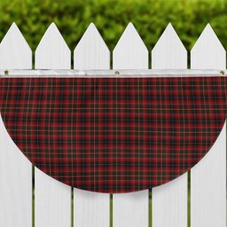 ScotsTee Shop Scottish Innes of Moray Tartan Non-Pleated Fan Flag Bunting Banner