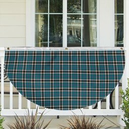 ScotsTee Shop Scottish MacTavish Dress Ancient Tartan Non-Pleated Fan Flag Bunting Banner