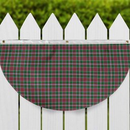 ScotsTee Shop Scottish Spence Ancient Tartan Non-Pleated Fan Flag Bunting Banner