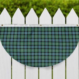 ScotsTee Shop Scottish Melville SC Tartan Non-Pleated Fan Flag Bunting Banner