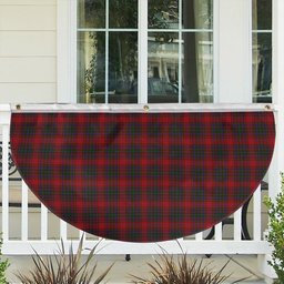 ScotsTee Shop Scottish McDougall Tartan Non-Pleated Fan Flag Bunting Banner