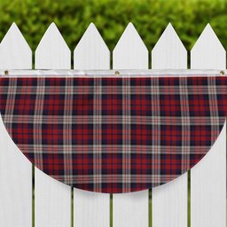 ScotsTee Shop Scottish MacDonald Dress Irish Tartan Non-Pleated Fan Flag Bunting Banner