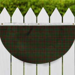 ScotsTee Shop Scottish MacCracken Hunting Tartan Non-Pleated Fan Flag Bunting Banner