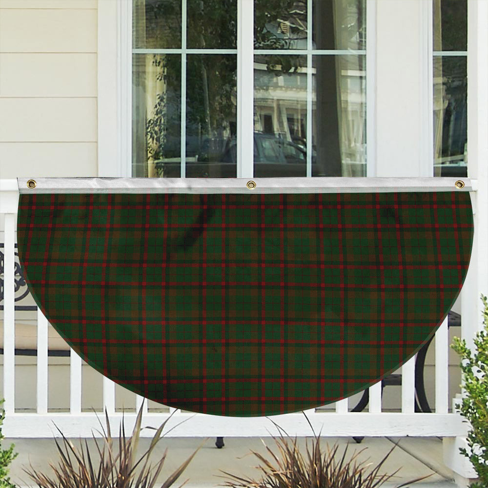ScotsTee Shop Scottish MacCracken Hunting Tartan Non-Pleated Fan Flag Bunting Banner