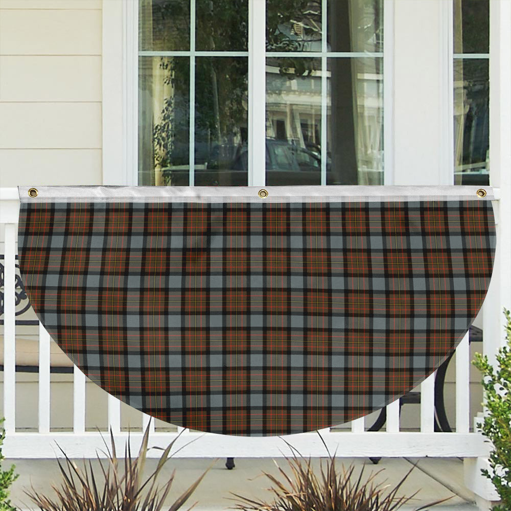 ScotsTee Shop Scottish MacLaren Weathered Tartan Non-Pleated Fan Flag Bunting Banner