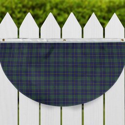 ScotsTee Shop Scottish Platt Tartan Non-Pleated Fan Flag Bunting Banner