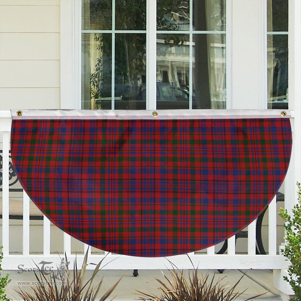 ScotsTee Shop Scottish Murray of Tullibardine Tartan Non-Pleated Fan Flag Bunting Banner