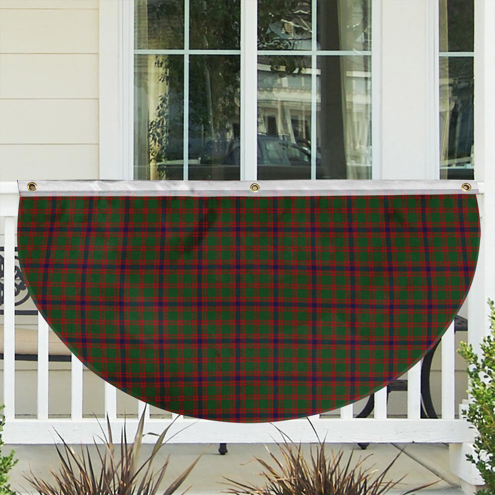 ScotsTee Shop Scottish Skene Modern Tartan Non-Pleated Fan Flag Bunting Banner