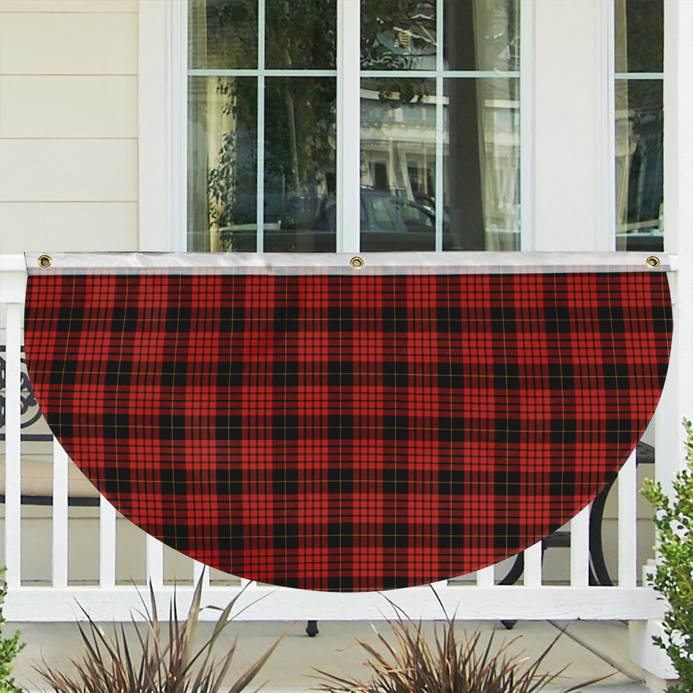 ScotsTee Shop Scottish Mcquain Ancient Tartan Non-Pleated Fan Flag Bunting Banner