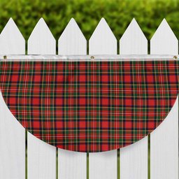 ScotsTee Shop Scottish Lyle Tartan Non-Pleated Fan Flag Bunting Banner