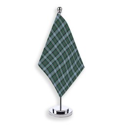 ScotsTee Shop Scottish Alexander of Menstry Hunting Tartan Plaid Desk Flag