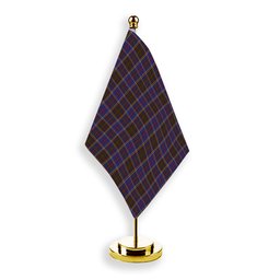 ScotsTee Shop Scottish Anderson W L Anderson, Stirling Tartan Plaid Desk Flag
