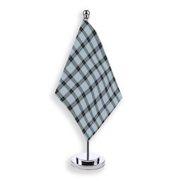 ScotsTee Shop Scottish Bell of the Borders Ancient Tartan Plaid Desk Flag