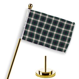 ScotsTee Shop Scottish Blair Dress Modern Tartan Plaid Desk Flag