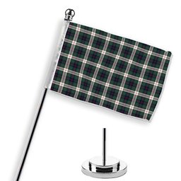 ScotsTee Shop Scottish Blair Dress Modern Tartan Plaid Desk Flag