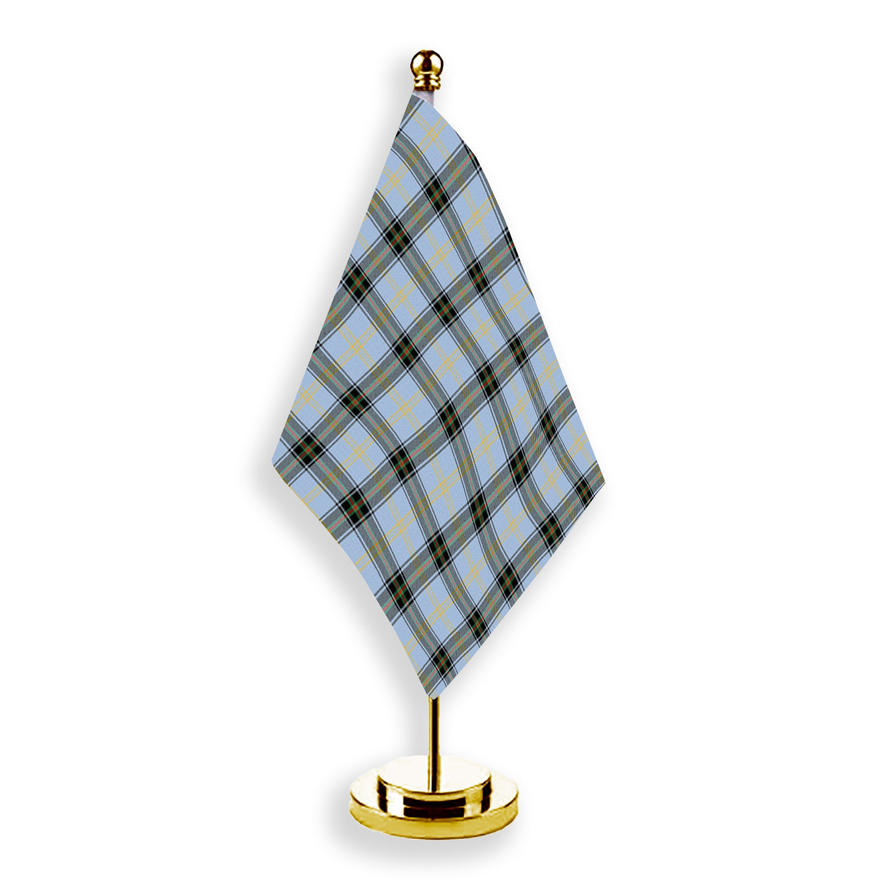 ScotsTee Shop Scottish Baxter of Balgavies Ancient Tartan Plaid Desk Flag