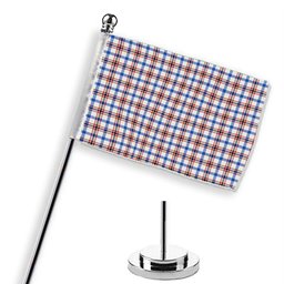 ScotsTee Shop Scottish Boswell Dress Modern Tartan Plaid Desk Flag