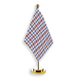 ScotsTee Shop Scottish Boswell Dress Modern Tartan Plaid Desk Flag