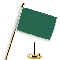 ScotsTee Shop Scottish Barclay Hunting Ancient Clan Tartan Plaid Desk Flag