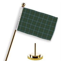 ScotsTee Shop Scottish Balfour Hunting Modern Tartan Plaid Desk Flag