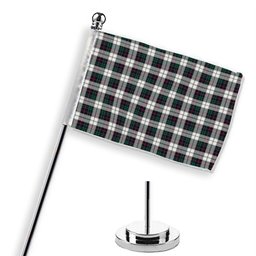 ScotsTee Shop Scottish Campbell of Cawdor Dress Modern Tartan Plaid Desk Flag