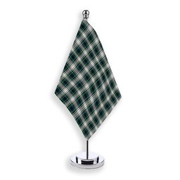 ScotsTee Shop Scottish Campbell Dress Modern Tartan Plaid Desk Flag
