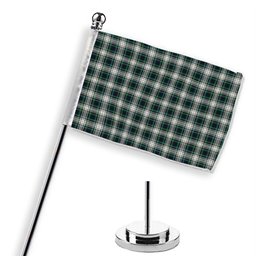 ScotsTee Shop Scottish Campbell Dress Modern Tartan Plaid Desk Flag