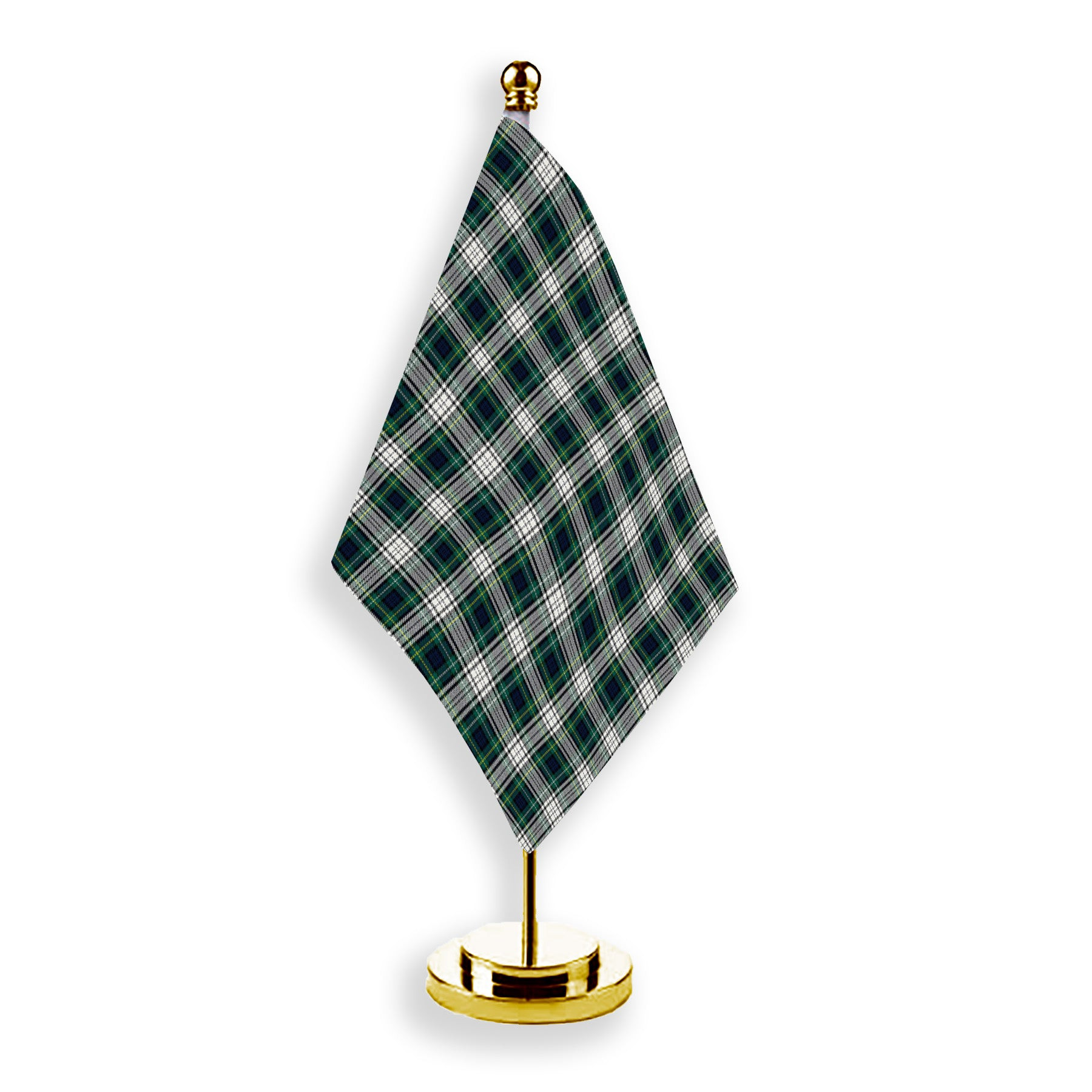 ScotsTee Shop Scottish Campbell Dress Modern Tartan Plaid Desk Flag