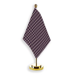 ScotsTee Shop Scottish Cameron of Erracht Dress Tartan Plaid Desk Flag