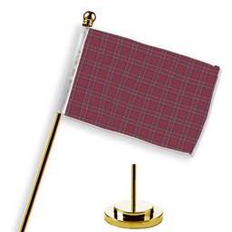 ScotsTee Shop Scottish Burnett Hunting Modern Tartan Plaid Desk Flag
