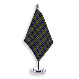 ScotsTee Shop Scottish Arnott Tartan Plaid Desk Flag