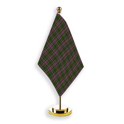 ScotsTee Shop Scottish Anderson of Kinneddar Hunting Tartan Plaid Desk Flag