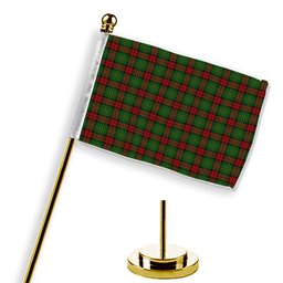 ScotsTee Shop Scottish Blackstock Hunting Tartan Plaid Desk Flag