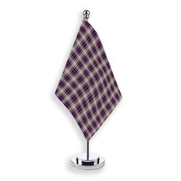 ScotsTee Shop Scottish Bruce of Kinnaird Dress (Dance) Tartan Plaid Desk Flag