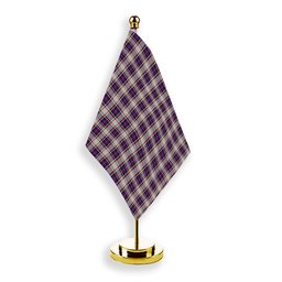 ScotsTee Shop Scottish Bruce of Kinnaird Dress (Dance) Tartan Plaid Desk Flag