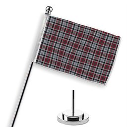 ScotsTee Shop Scottish Borthwick Dress Modern Tartan Plaid Desk Flag
