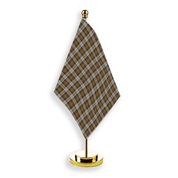 ScotsTee Shop Scottish Baillie Dress Tartan Plaid Desk Flag