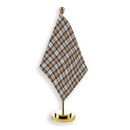 ScotsTee Shop Scottish Baillie Dress Modern Clan Tartan Plaid Desk Flag