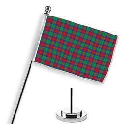 ScotsTee Shop Scottish Cranstoun Dress Modern Tartan Plaid Desk Flag