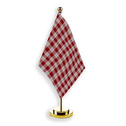 ScotsTee Shop Scottish Cunningham Dress Tartan Plaid Desk Flag