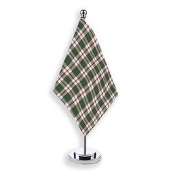 ScotsTee Shop Scottish Crawford Arisaid Dance Modern Tartan Plaid Desk Flag