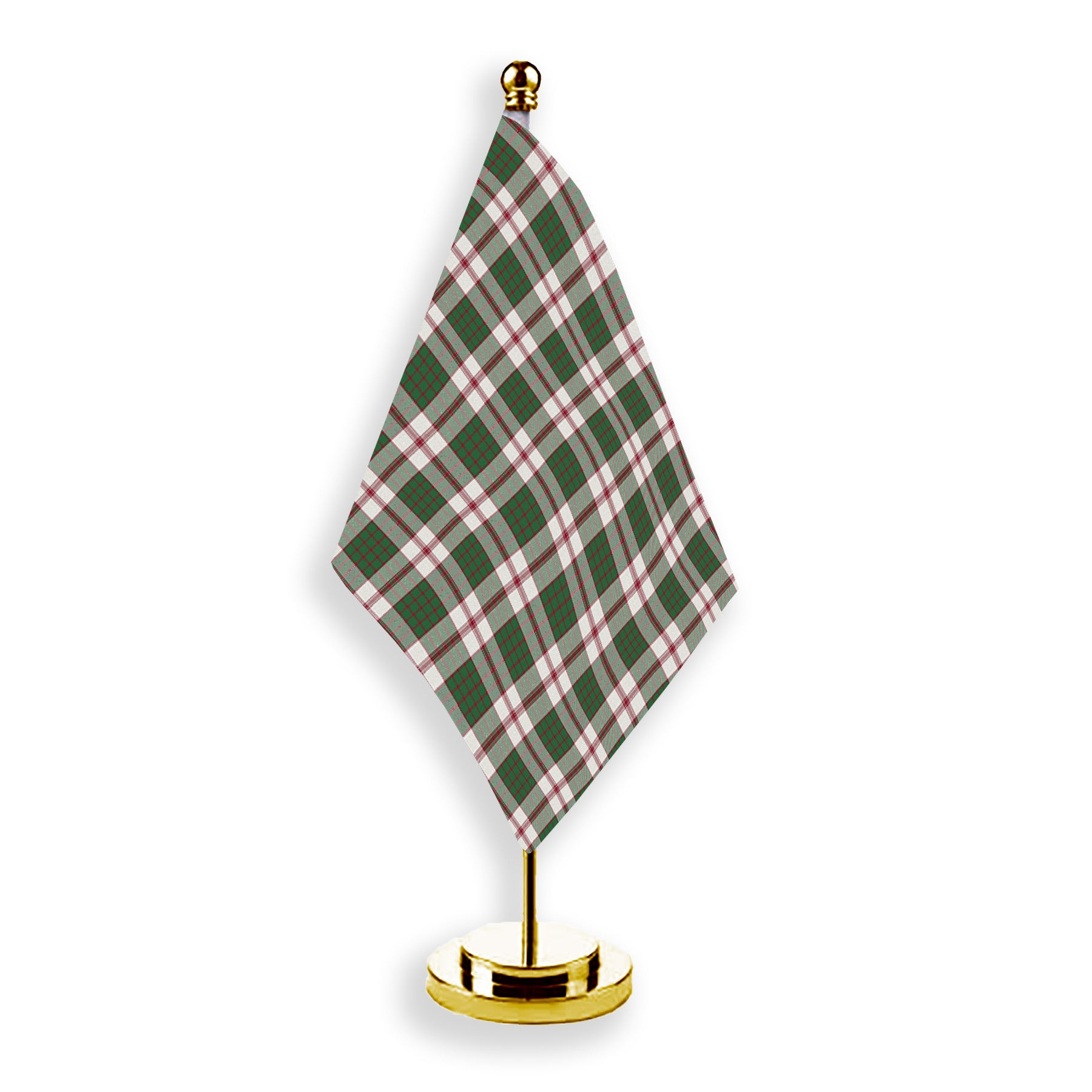 ScotsTee Shop Scottish Crawford Arisaid Dance Modern Tartan Plaid Desk Flag