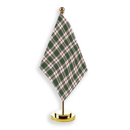 ScotsTee Shop Scottish Crawford Arisaid Dance Modern Tartan Plaid Desk Flag